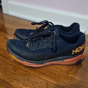 Hoka Men’s Navy and Orange Running Shoes